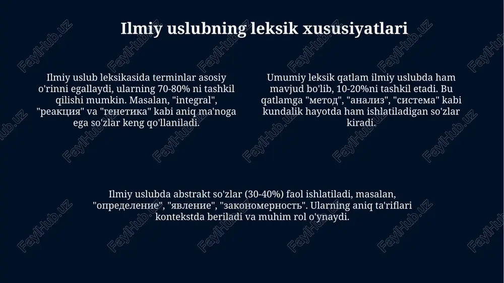 ilmiyuslubvarasmiy-idoraviyuslublarningleksik-grammatikxususiyatlari - Page 4