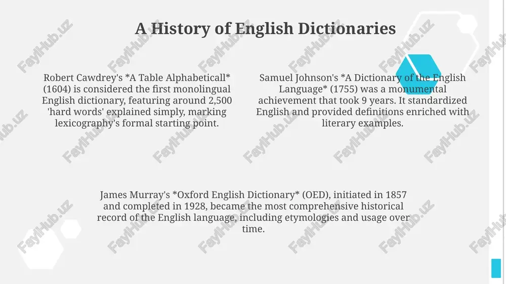 lexicography: the art and science of dictionary making - Page 4