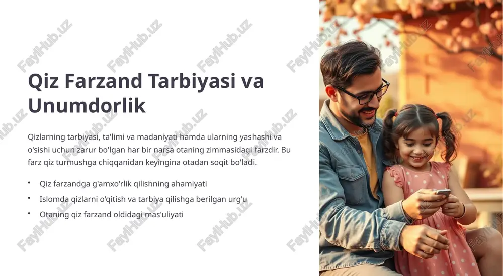 roʻza tutuvchi erkaklar va roʻza tutuvchi ayollar, farjlarini saqlovchi erkaklar va (farjlarini) saqlovchi ayollar, allohni koʻp zikr qiluvchi erkaklar va (allohni koʻp) zikr qiluvchi ayollar – oʻshalarga alloh magʻfiratni va buyuk ajrni tayyorlab qoʻygandir." hammaga maʼlumki, qurʼoni karimga oʻxshash dastur hujjatlarda gapni maydalashtirish odat boʻlmagan. har bir tilda, jumladan, arab tilida ham xitob erkak va ayolga bir xil siygʻada boʻlaveradi. ammo bu yerda har bir sifatning ayollarga xos siygʻasini ham alohida keltirishdan maqsad mazkur narsalarda ularning erkaklar bilan teng ekanligini taʼkidlashdir. demak, ibodatlarda, amali solihlarda va ularga beriladigan ajr-savobda ham erkak va ayol teng haqlarga ega. goʻzal hayot va buyuk mukofot nahl surasi, 97-oyat "erkakmi, ayolmi, kim moʻmin boʻlgan holida solih amal qilsa, uni pok, goʻzal hayot kechirtiramiz va albatta, ularni qilib yurgan amallarining eng goʻzali barobarida ajr ila mukofotlarmiz." ushbu oyat alloh taolo huzurida amalning qabul boʻlishida jinsning ahamiyatsizligini, faqat imon va solih amallarning muhimligini yana bir bor taʼkidlaydi. …