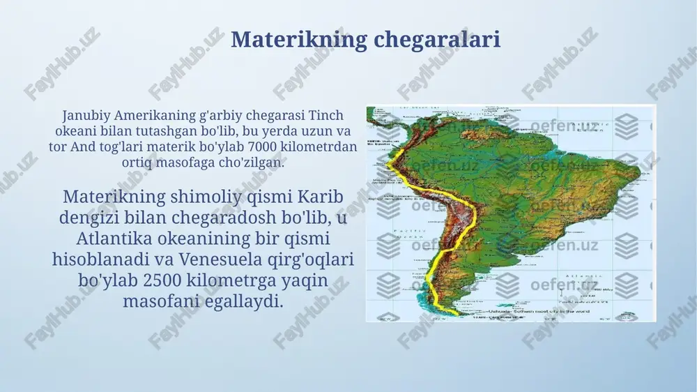 janubiy amerika geografiyasi - Page 4