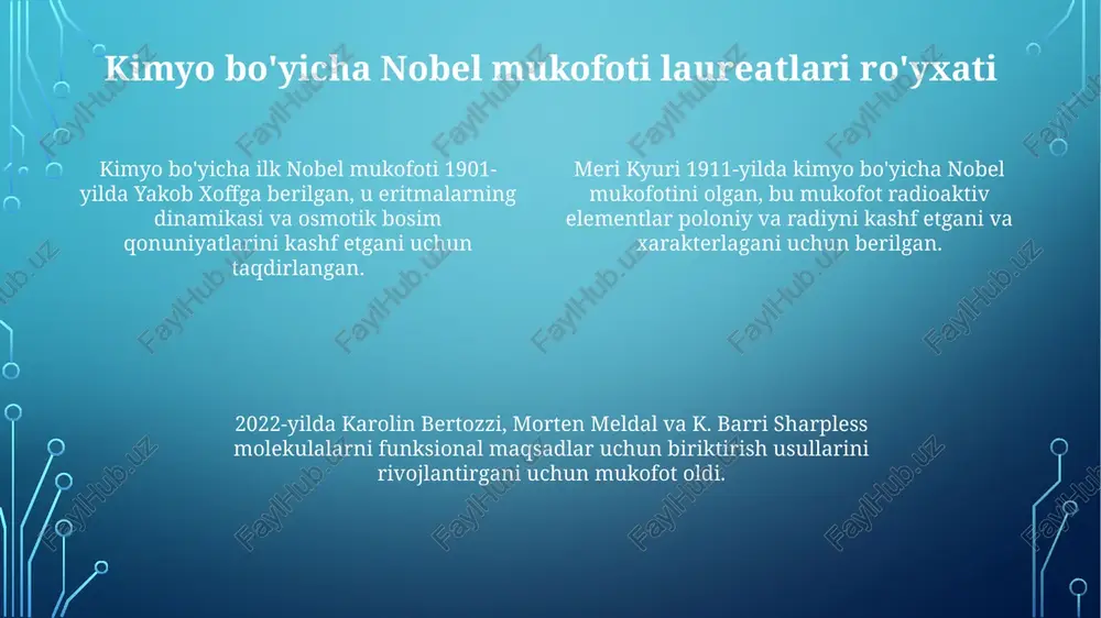 nobel mukofoti laureatlari - Page 4