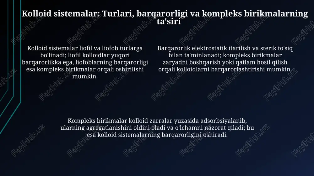 kompleks birikmalarning kolloid kimyodagi ahamiyati - Page 4