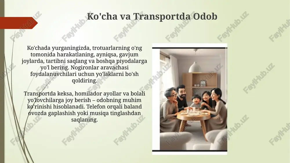 kundalik odob-axloq qoidalari: oilada, kochada va jamoat joylarida - Page 4