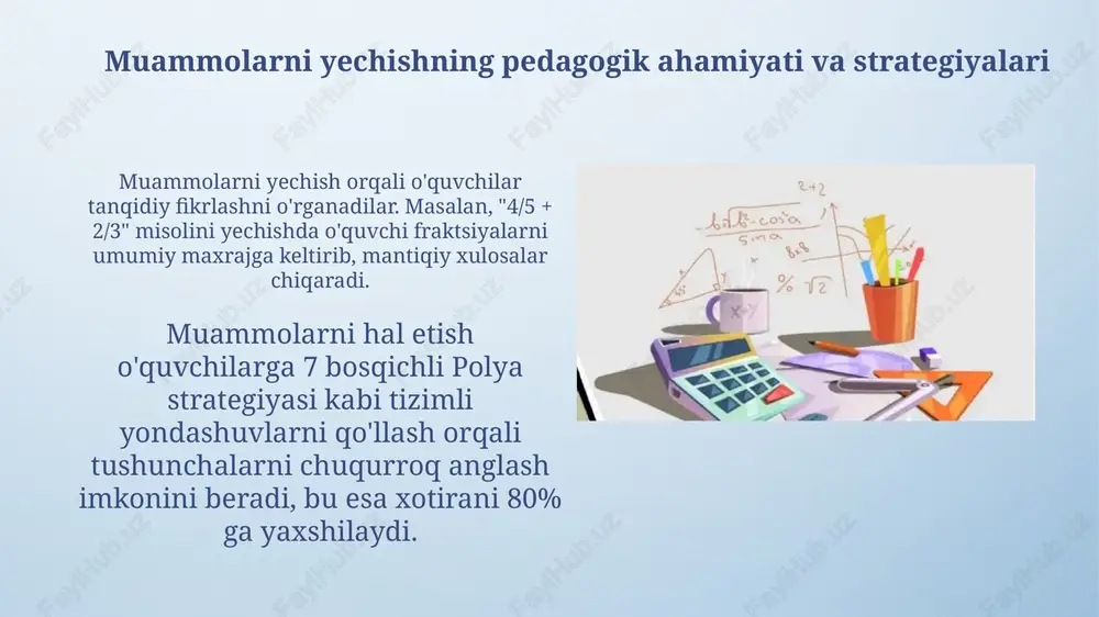 matematik muammolarni o'qitish - Page 4