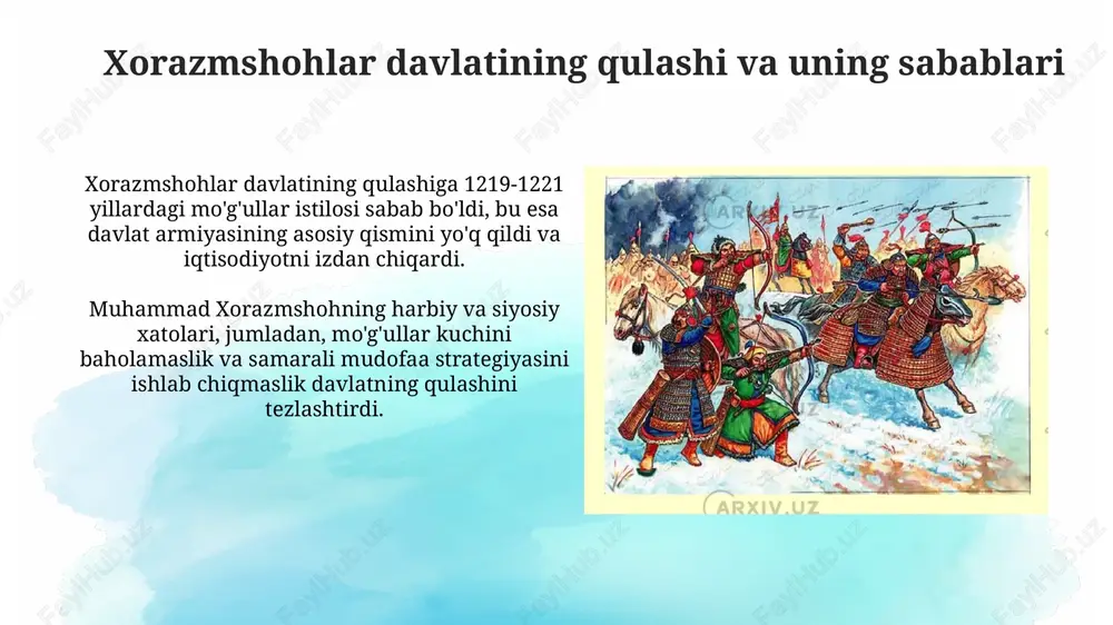 mo'g'ul hukmronligi va movarounnahrning bosib olinishi - Page 4