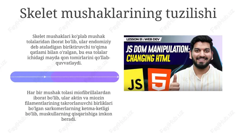 iga olib keladi, bu ko'pincha nogironlikka olib keladi. miasteniya gravis - bu autoimmun kasallik bo'lib, taxminan 10 000 kishidan 1 tasiga ta'sir qiladi va bu nerv-mushak birikmasida asetilxolin retseptorlariga antitelalar hujumi bilan tavsiflanadi. muskul shikastlanishlari kontuziya, koʻpincha „koʻkarish“ deb ataladi, bu mushak toʻqimasiga toʻgʻridan-toʻgʻri zarba natijasida kelib chiqadi, natijada qon tomirlari yorilib, mahalliy yalligʻlanish kelib chiqadi. mushak yorilishi 1-darajali, 2-darajali va 3-darajali boʻlishi mumkin, 3-darajali yorilish butun mushak tolalarining uzilishini anglatadi va operatsiyani talab qilishi mumkin. muskulni davolash jarrohlik davosi og'ir yirtiqlar yoki to'liq uzilishlarda qo'llaniladi, bunda mushakni qayta tiklash yoki payni suyakka biriktirish uchun tikuvlardan foydalaniladi, tiklanish odatda 6-12 oy davom etadi. dori-darmon terapiyasi og'riqni boshqarishga qaratilgan, nosteroid yallig'lanishga qarshi dorilar (nsaid) og'riqni kamaytiradi, mushak relaksantlari esa 2-3 hafta davomida spazmlarni bartaraf etadi. muskulni reabilitatsiya qilish muskul reabilitatsiyasi dasturlari odatda harakat diapazonini tiklash uchun 8-12 ta mashqni o'z ichiga oladi, bu shikastlangan hududdagi moslashuvchanlik va funktsiyani asta-sekin yaxshilaydi. izometrik …