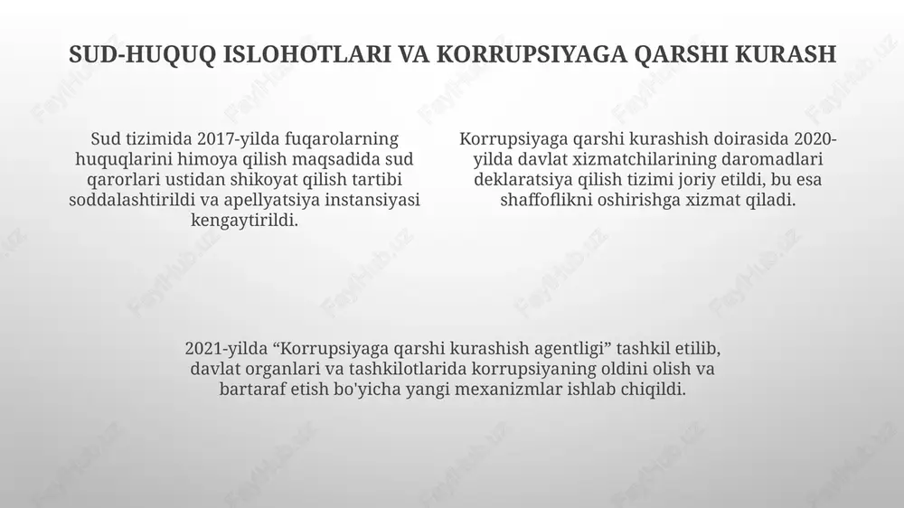 mustaqillik yillarida davlat boshqaruvidagi asosiy islohotlar - Page 4