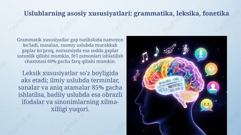 nutq uslublarining ta'rifi va turlari - Page 4