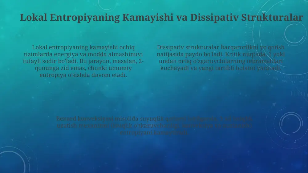 ochiq tizimlar va entropiya - Page 4