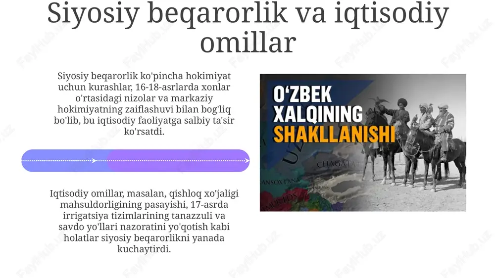 oʻrta osiyoning xonliklarga boʻlinib ketishi uning sabab va oqibatlari - Page 4