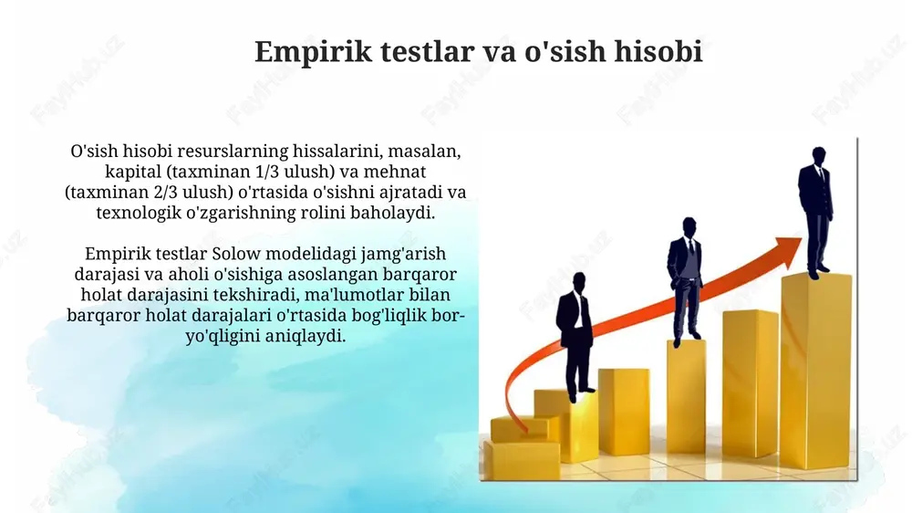 neoklassik o'sish modellari: asoslar va kalibrlash - Page 4