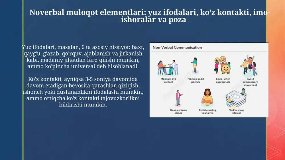 tana tilining asoslari va noverbal muloqotga kirish - Page 4