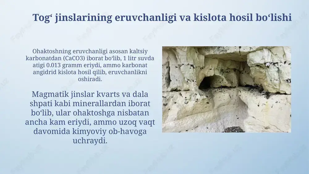 yer osti suvlari va gʻorlarning shakllanishi - Page 4