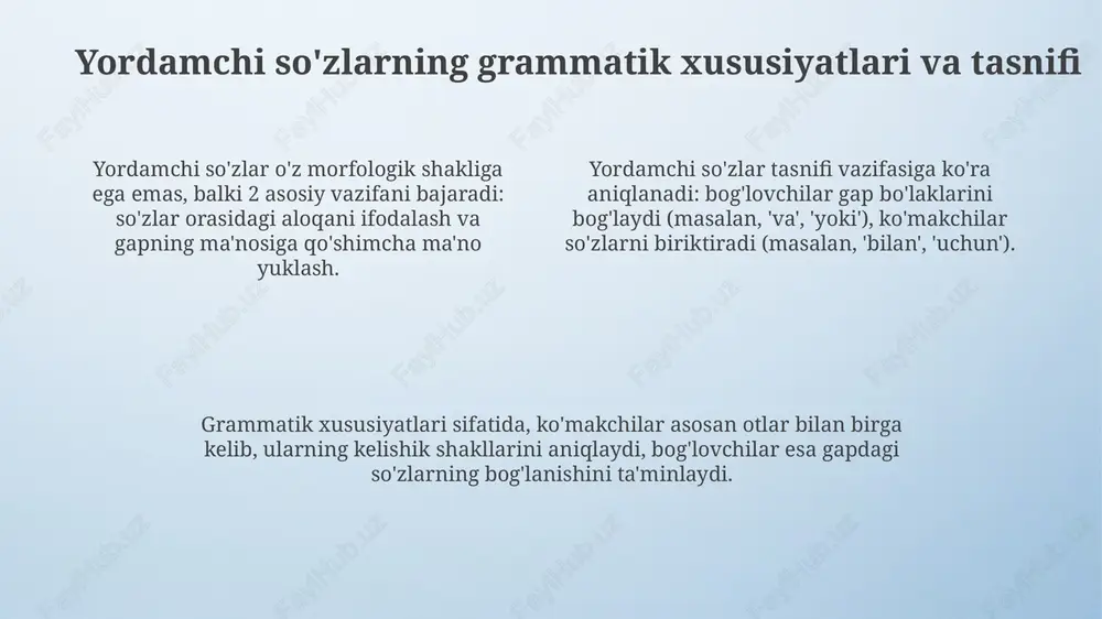 yordamchi soʻzlar - Page 4
