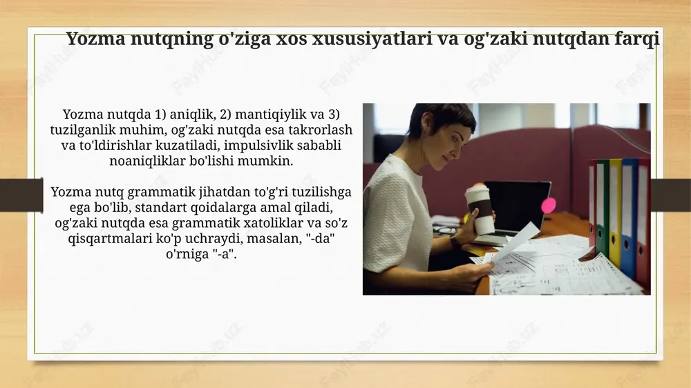 yozma nutq stilistikasi - Page 4