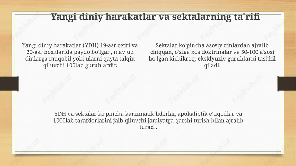 zamonaviydiniy harakatlar va sektalar - Page 4