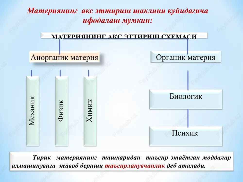 . bunday harakatni aqliy (intellektual) harakat tipi deyish mumkin. olimlar yuksak darajada taraqqiy etgan hayvonlar orasida primatlarni (odamsimon maymunlarni) alohida o’ringa qo’yadilar. ularning faoliyatining aktivligi, buning ustiga ularda ko’zning yuksak darajada taraqqiy qilganligi ularning idrok doiralarini beqiyos ravishda kengaytiradi, tajriba boyliklarini nihoyatda oshirib yuboradi, ko’nikmalarning tarkib topishi hamda harakat shakllarining vujudga kelishi uchun boshqa hayvonlardagiga qaraganda baquvvat asosni yuzaga keltiradi. adabiyotlar: 1. a.v.petrovskiy «umumiy psixologiya» toshkent-«o'qituvchi»-1992y 2. m.g.davletshin «umumiy psixologiya» toshkent 2002 y 3. e.goziev «umumiy psixologiya» toshkent-2002 y 4. nemov.r.s. «psixologiya» kn-1 moskva-1998 y 5. www.ziyonet.uz 6. www.nur.uz