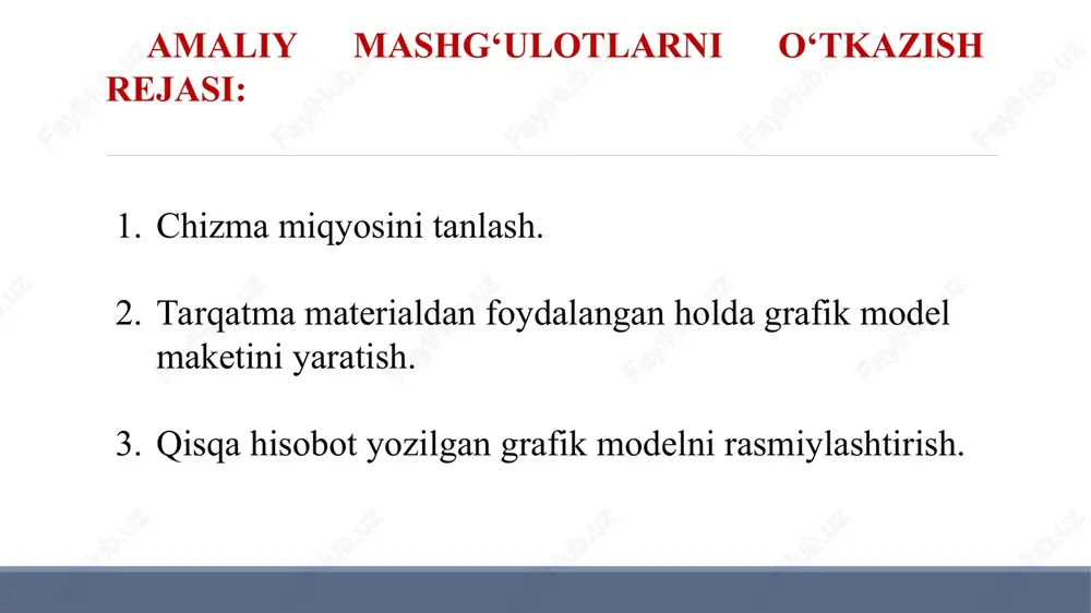 yerni rivojlantirishning asosiy konsepsiyalari, farazlari materiklar dreyfi nazariyasi 1912-yilda to‘plangan ilmiy ma’lumotlar asosida nemis geografi alfred vegener tomonidan taklif qilingan. materiklar dreyfi nazariyasi yer taraqqiyotining asosiy tushunchalari ko‘tarilishlar nazariyasi. kontraksion nazariya. yerning pulsatsiya nazariyasi. rotatsiya nazariyasi. kengayayotgan yer nazariyasi. chuqur differensiatsiya. vegener qit’alari dreyfi gipotezasi. litosfera plitalari tektonikasi konsepsiyasi. yerni rivojlantirishning asosiy konsepsiyalari, farazlari adabiyot ma’lumotlari va internet resurslaridan foydalanib jadval tuzish topshiriq: № t/r gipoteza, nazariya, konsepsiya muallifi hayot yillari gipoteza, nazariya, konsepsiyaning nomi taklif etilayotgan holat izoh 1. a. g. verner 1749-1817 neptunizm yer yuzasi dastlab okean bilan qoplangan bo‘lib, okean qoldiqlari, o‘simliklar, tuzlar chekinishi natijasida yer yuzasida geologik qatlamlar hosil bo‘lgan 2. tavsiya etilgan adabiyotlar: https://www.geokniga.org/bookfiles/geokniga-geotektonika-s-osnovami-geodinamiki.pdf https://www.geokniga.org/bookfiles/geokniga-planeta-zemlya-ot-yadra-do-ionosfery-uchebnoe-posobie.pdf asosiy adabiyotlar r. abdullaev, s. navro'zov, a. nurxo'jaev, a. djuliev "geotektonika," o'quv qo'llanma 2016 y. 2. t.n. dalimov, v.i. troitskiy "evolyutsion geologiya," toshkent o'zmu, 2005. qo'shimcha adabiyotlar: e'tiboringiz uchun rahmat!