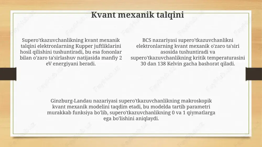 o'ta o'tkazuvchanlik va uning kvantomexanik talqini - Page 4