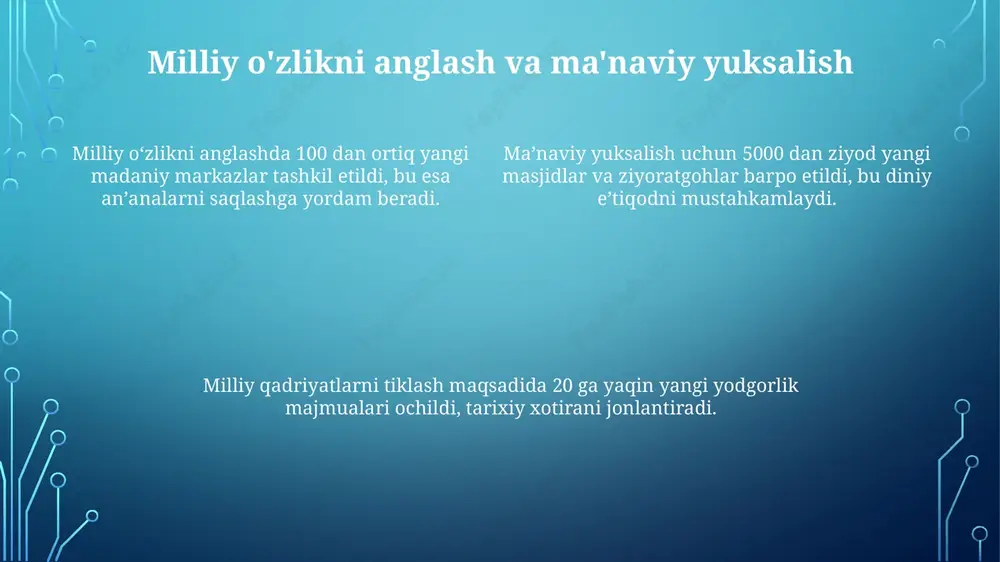 yangi o'zbekistonda amalga oshirilayotgan ma'naviy oʻzgarishlar - Page 4