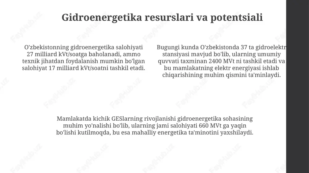 o'zbekistonda gidroelektr stansiyalarining hozirgi roli - Page 4