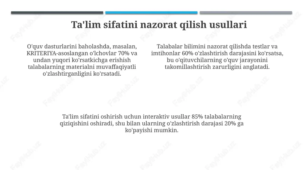 taʼlim sifatini baholash va nazorat qilish - Page 4