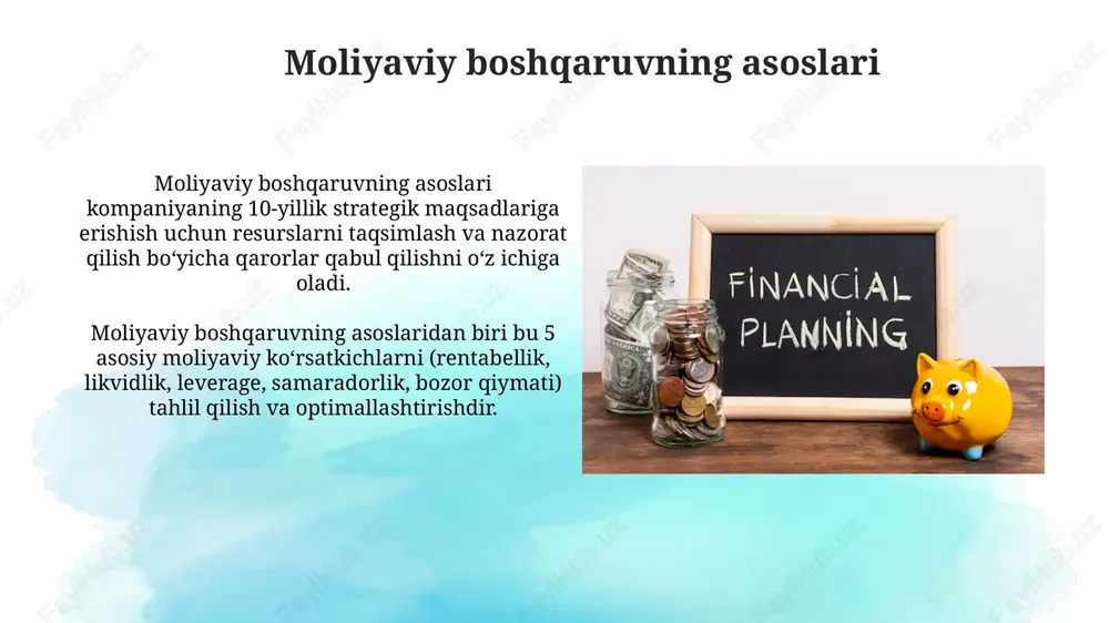 moliyaning mohiyati, moliyani boshqarish va davlat budjeti - Page 4