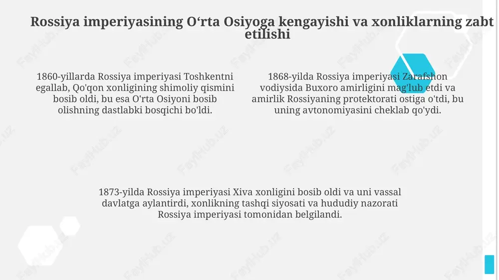 oʻzbek xonliklari va rossiya imperiyasi munosabatlari - Page 4