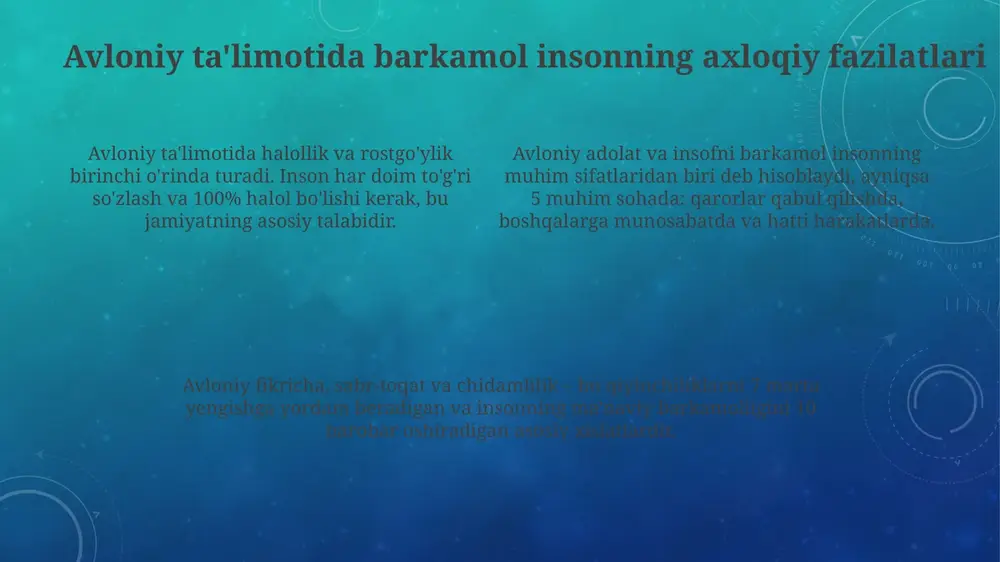 abdulla avloniyning ideal inson haqidagi qarashlari - Page 4