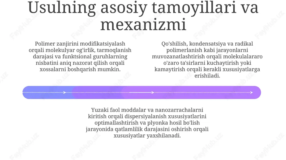 plyonka hosil qiluvchi polimerlarning xossalarini nazorat qilish usuli - Page 4