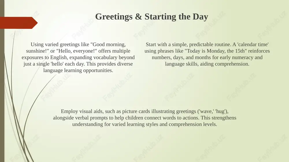 classroom language: useful english phrases for preschool teachers - Page 4