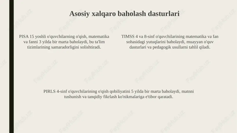 xalqaro baholash dasturlari - Page 4