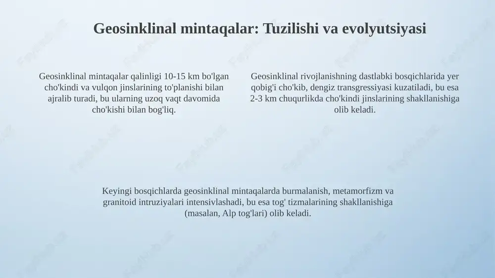 rift zonalar va geosinklinal o‘lkalar - Page 4