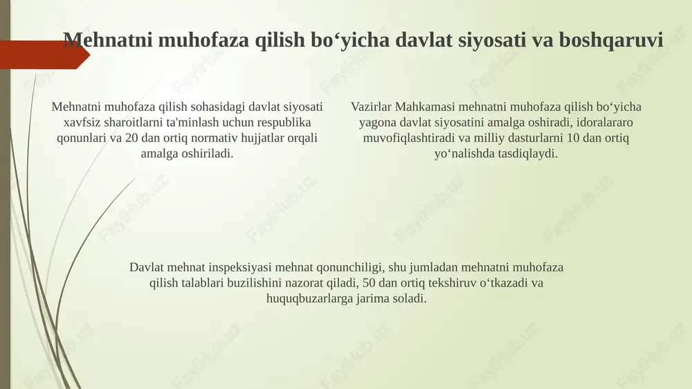 mehnat muhofazasining huquqiy - me'yoriy asoslari - Page 4