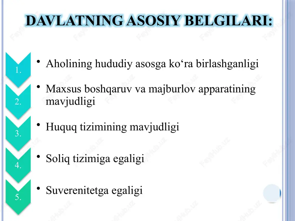 davlat tushunchasi va belgilari - Page 4