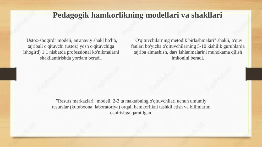 pedagogik hamkorlikning kontseptual g‘oyalari - Page 4