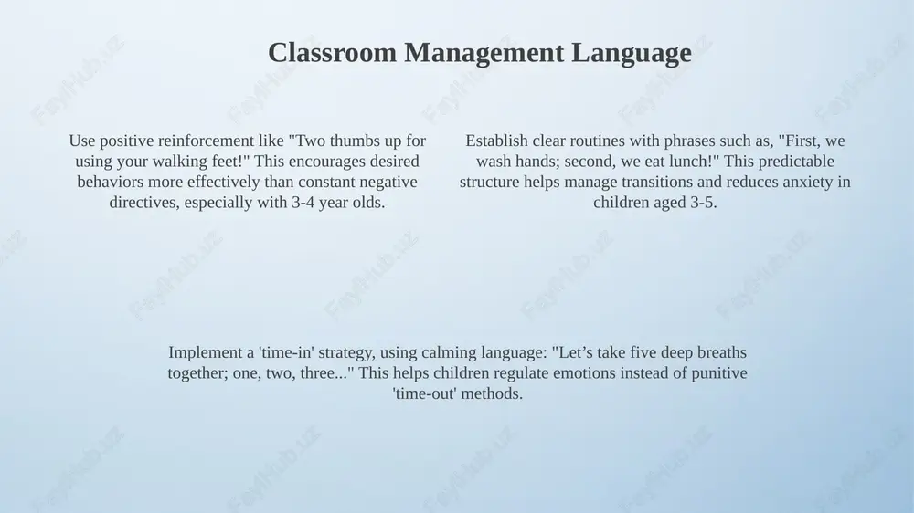 useful english phrases for preschool teachers - Page 4