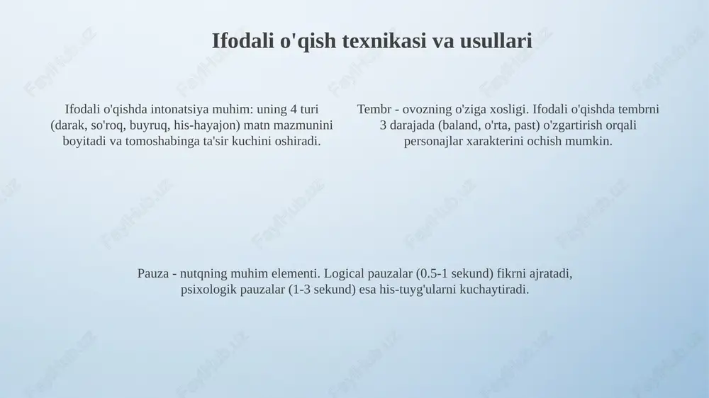 epik va dramatik asarlarni ifodali oʻqish - Page 4