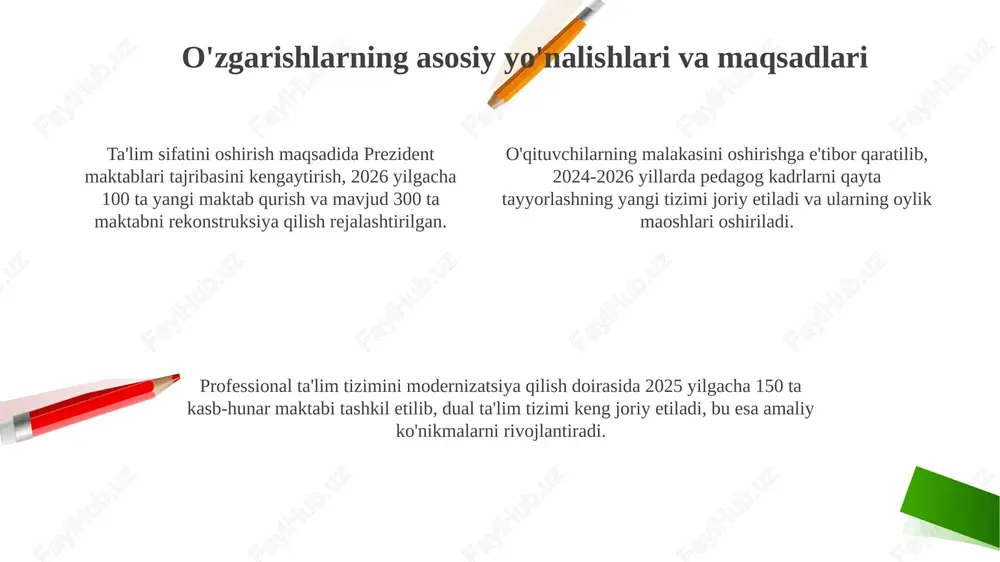 yangi o'zbekistonda ta'lim sohasidagi islohotlar - Page 4