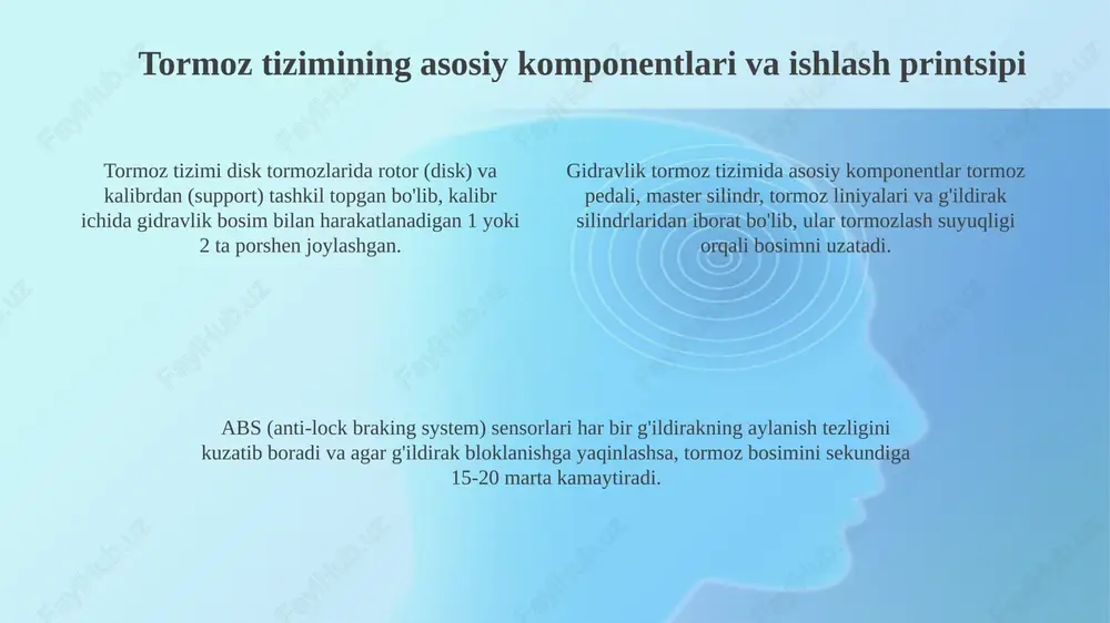 avtomobillar tormoz tizimi - Page 4
