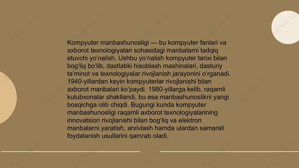 kompyuter manbashunosligining vujudga kelishi - Page 4