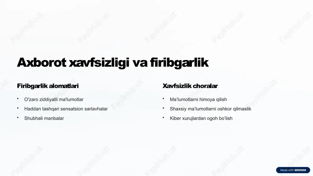 axborotning ishonchliligi va tekshirish usullari - Page 4