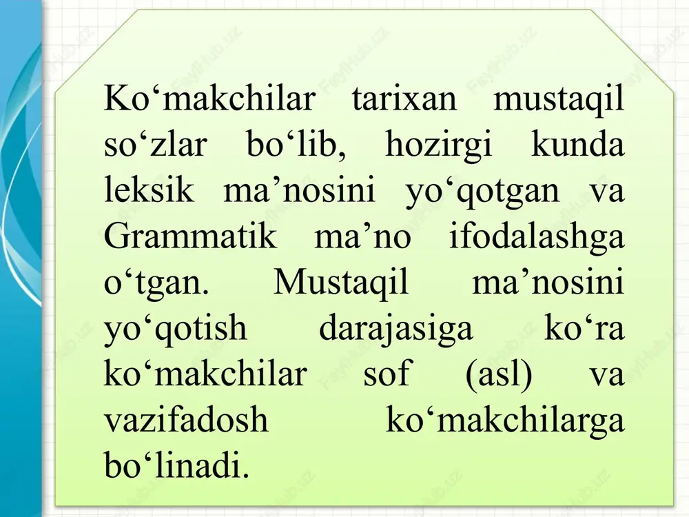 ko‘makchilar va ularning turlari - Page 4