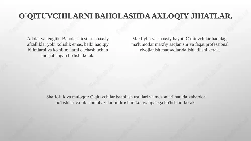 o'qituvchilarning bilim, ko'nik va malakalari - Page 4