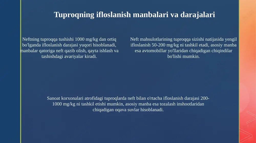 neft va neft mahsulotlarining tuproqqa ta'siri - Page 4