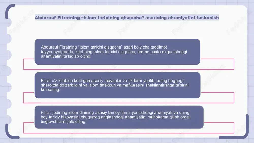 abdurauf fitratning muhtasar islom tarixi risolasi - Page 4