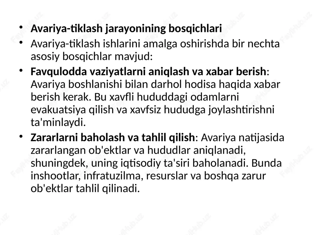 avariya - tiklash ishlarini tashkillashtirish - Page 4