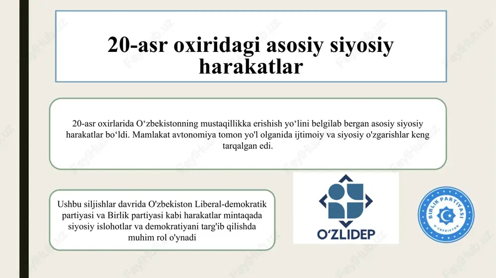 o'zbekistonning mustaqillikka erishishi - Page 4