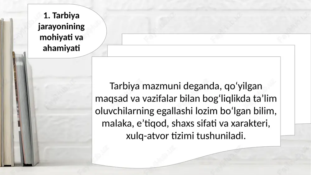 tarbiyanazariyasi.tarbiyajarayoniningmohiyativamazmuni. - Page 4