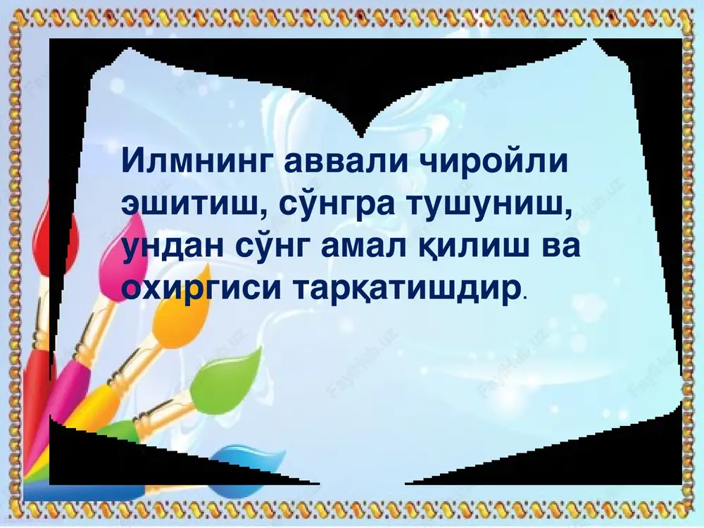 iya 4 kategoriya 4 ryad 1 ryad 2 ryad 3 4.3 2.4 2 2.5 4.4 2 3.5 1.8 3 4.5 2.8 5 list1 ryad 1 ryad 2 ryad 3 kategoriya 1 4.3 2.4 2 kategoriya 2 2.5 4.4 2 kategoriya 3 3.5 1.8 3 kategoriya 4 4.5 2.8 5 diagramma1 kategoriya 1 kategoriya 1 kategoriya 1 kategoriya 2 kategoriya 2 kategoriya 2 kategoriya 3 kategoriya 3 kategoriya 3 kategoriya 4 kategoriya 4 kategoriya 4 ryad 1 ryad 2 ryad 3 4.3 2.4 2 2.5 4.4 2 3.5 1.8 3 4.5 2.8 5 list1 ryad 1 ryad 2 ryad 3 kategoriya 1 4.3 2.4 2 kategoriya 2 2.5 4.4 2 kategoriya 3 3.5 1.8 3 kategoriya 4 4.5 2.8 5 diagramma1 kv. 1 kv. 2 kv. 3 kv. 4 prodaji 8.2 3.2 1.4 1.2 list1 prodaji kv. 1 8.2 kv. 2 3.2 kv. 3 1.4 kv. 4 1.2 diagramma1 15 yaxshi …
